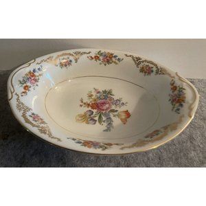 Vintage beautiful bowl Aichi China from Occupied Japan Gold Trim #577